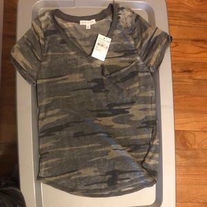 NWT Olive Camo XS T-shirt. Purchased from Nordstrom rack